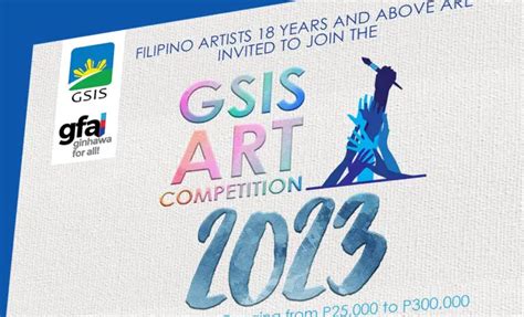 2023 GSIS National Art Competition is now open for Filipino .